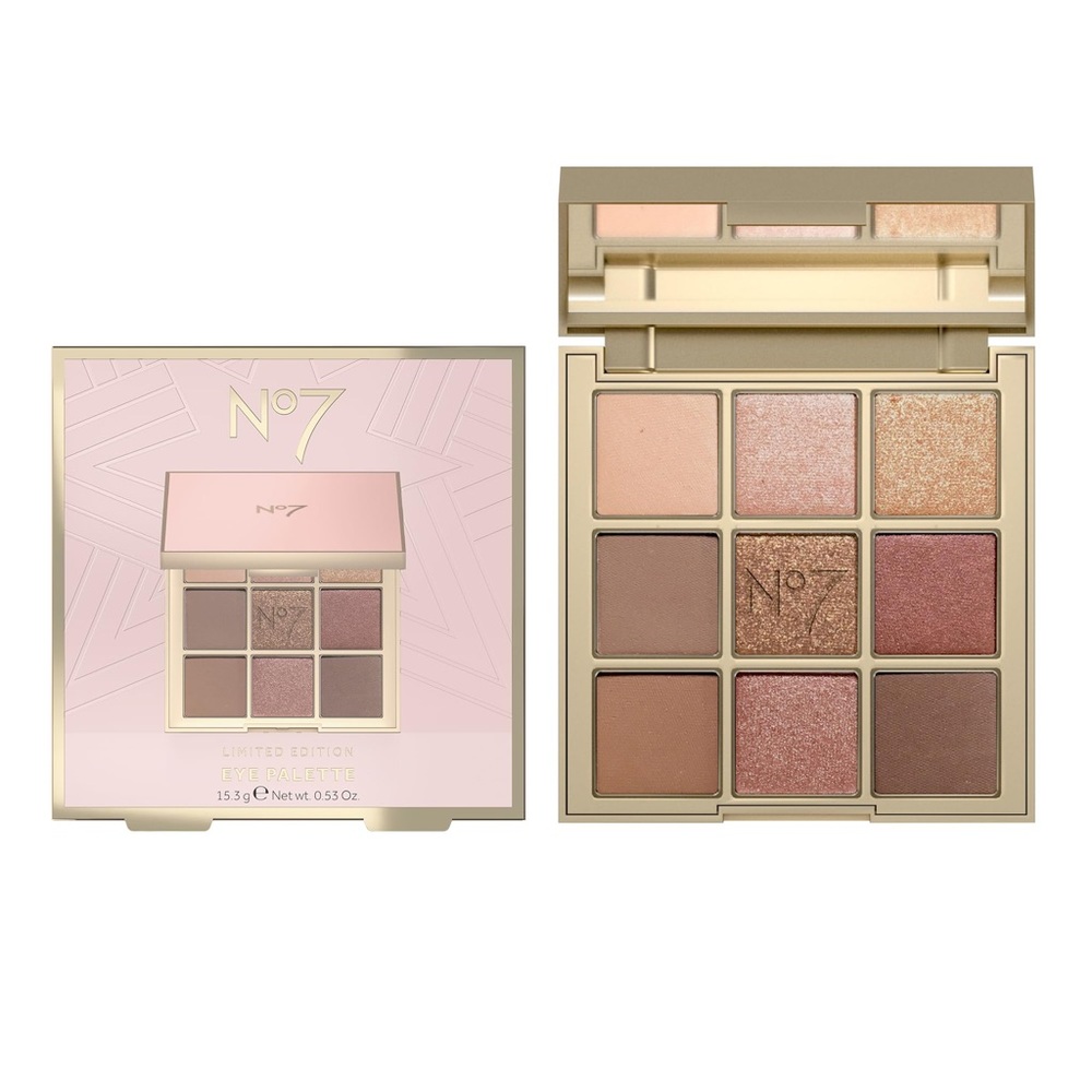 🆕 Boots No 7 Limited Edition 9 Eyeshadows Palette, Rare Eye Shadow